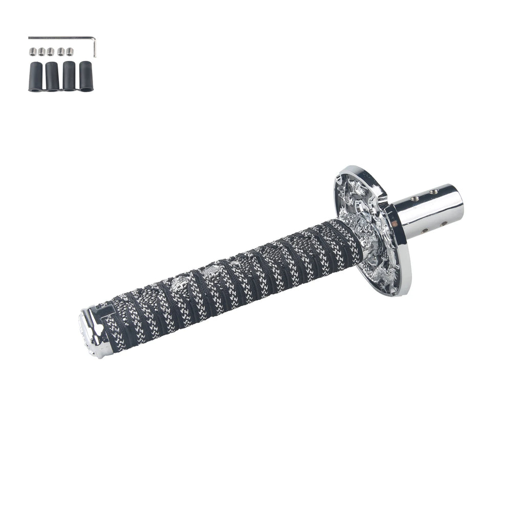 Universal JDM Samurai Sword Shift Knob 150mm / 200mm Samurai knife shift knob with adapter
