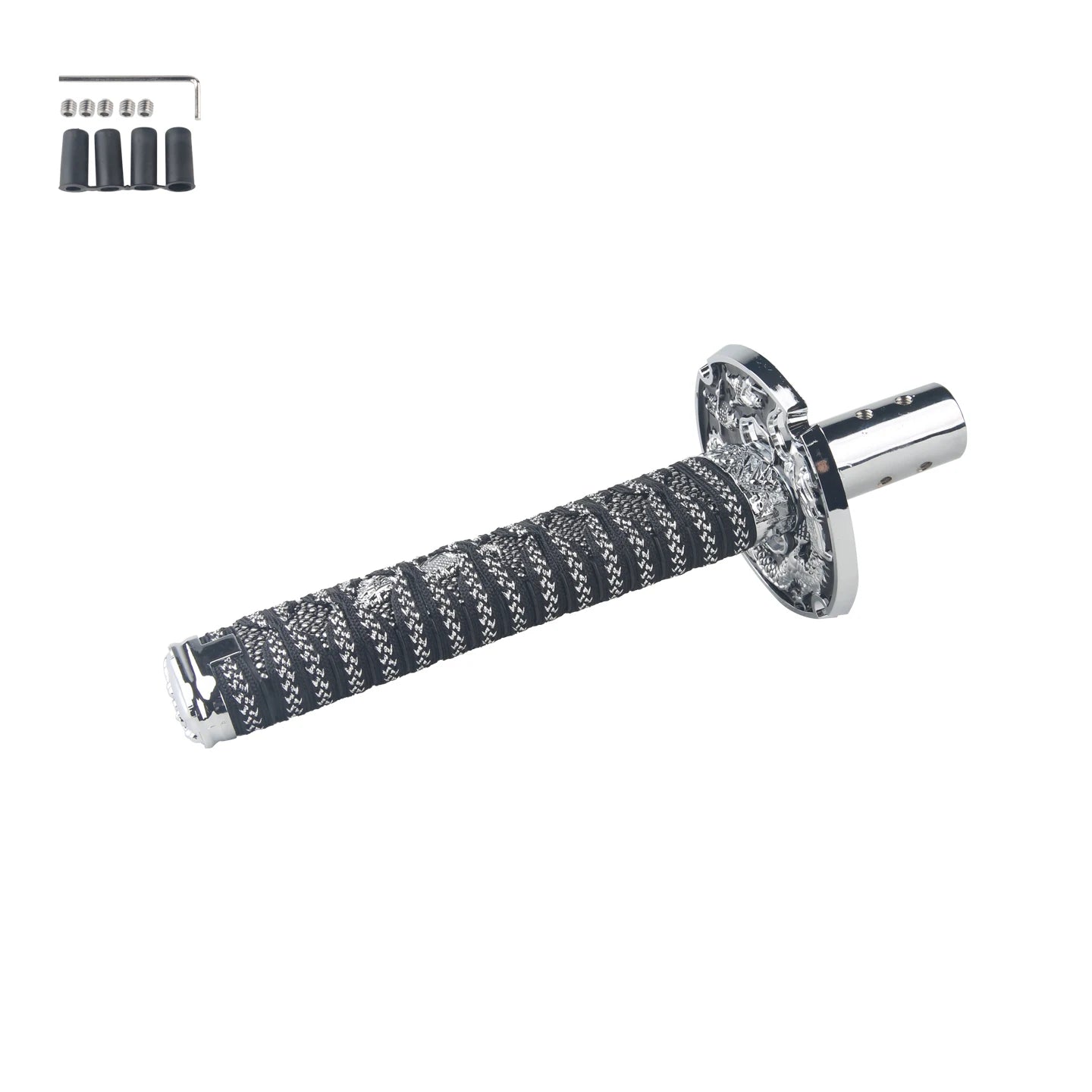 Universal JDM Samurai Sword Shift Knob 150mm / 200mm Samurai knife shift knob with adapter