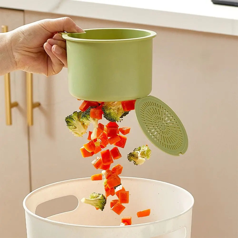 New Push-type Kitchen Sink Filter Basket Anti-leakage Versatile Filter Basket Separate Drain Bowl