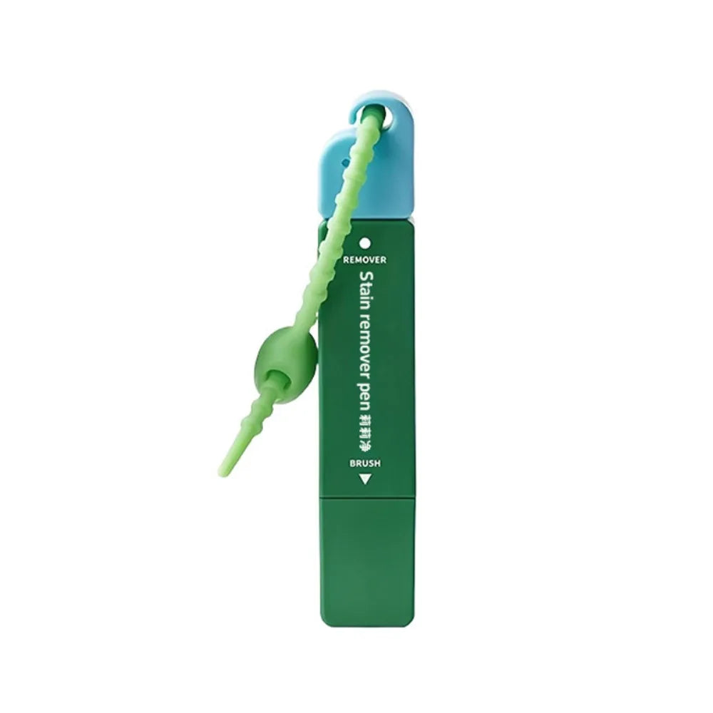 12ml Stain Remover Pen With Brush Head Double Head Oil Remover Stick Instant Portable Grease Removal Pen Household Cleaning