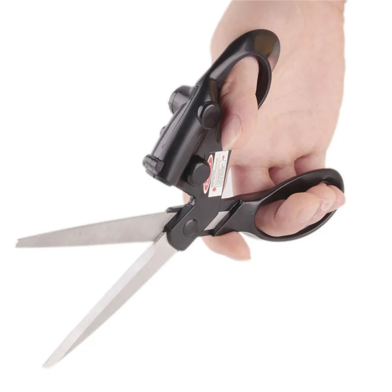 1Pack Laser Guided Sewing Scissors for Home Craft Wrapping Gift Fabric Sewing Cut Straight Fast for Fabric Paper Crafts
