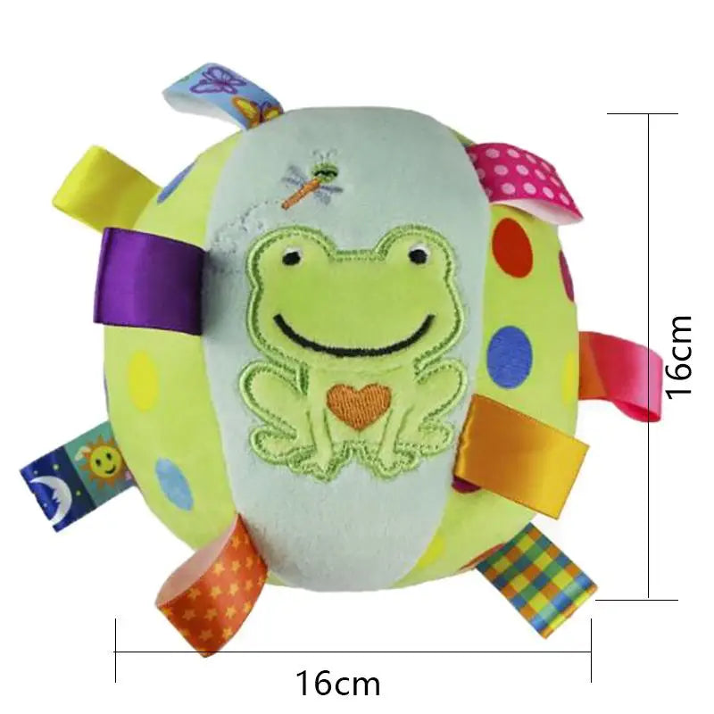1Pcs Plush Dog Vocal Toy Ball Funny Interactive Pet Toys With Bells Cleaning Tooth Chew Toy For Dogs Cats Puppy Plaything