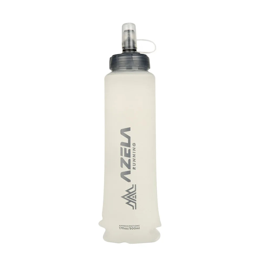 500ml Summer Folding Sport Water Bottle Lightweight Running Water Cup Portable Camping Soft Water Bag Outdoors