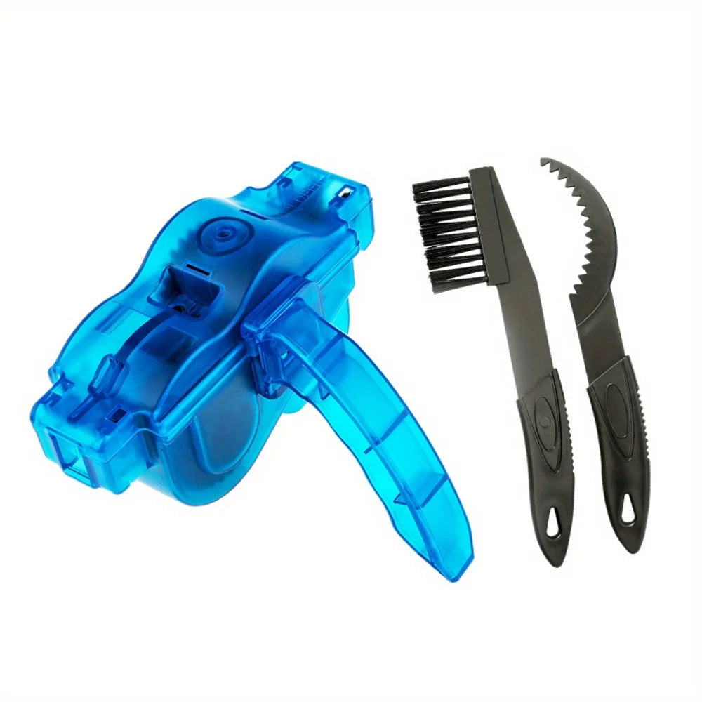Bicycle Chain Cleaner Scrubber Brushes Mountain Bike Wash Tool Set Cycling