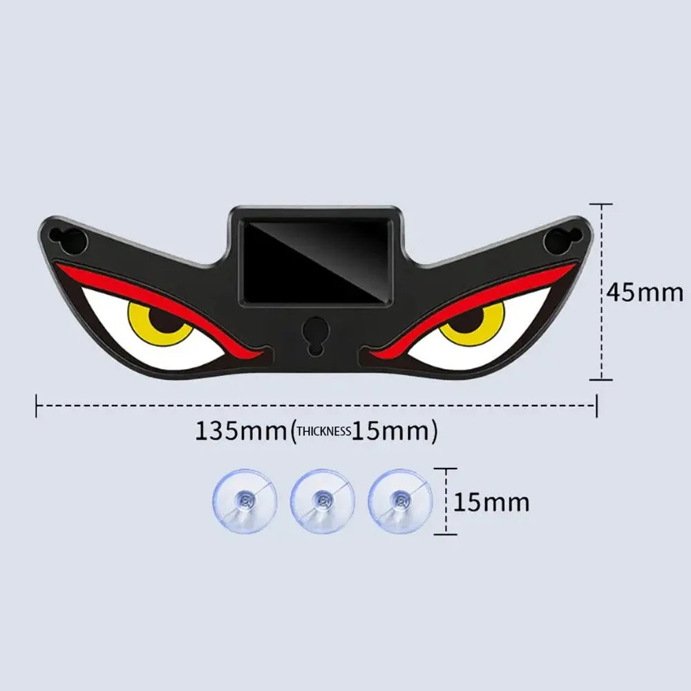 Solar DEMON EYE Ambient Light Dynamic Breathing Neon Light Car Decoration Rear Windshield Atmosphere Lights Car Accessories