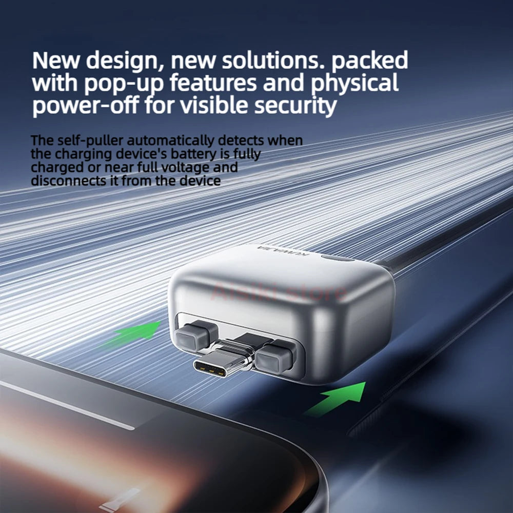 KUWAJIA KH-51 Original 140W Fast Charging Auto Pop-off Disconnector Full Charge Automatic Stop Device for Phone Tablet