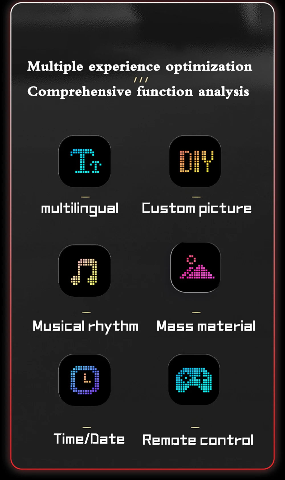 LED Truck Devil Eye Matrix Pixel Panel Remote App Control Soft Lighting Graffiti Scrolling DIY Programmable Flexible Screen