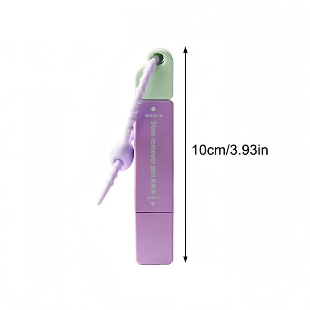 12ml Stain Remover Pen With Brush Head Double Head Oil Remover Stick Instant Portable Grease Removal Pen Household Cleaning