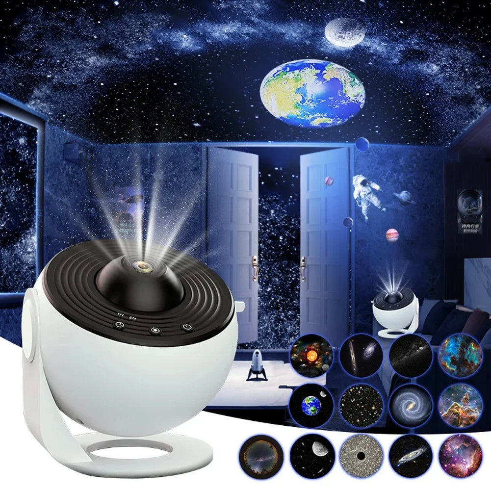 13 in 1 Star Projector, Night Light Galaxy Projector Starry Sky Projector 360° Rotate Planetarium Lamp For Kids Bedroom Deco