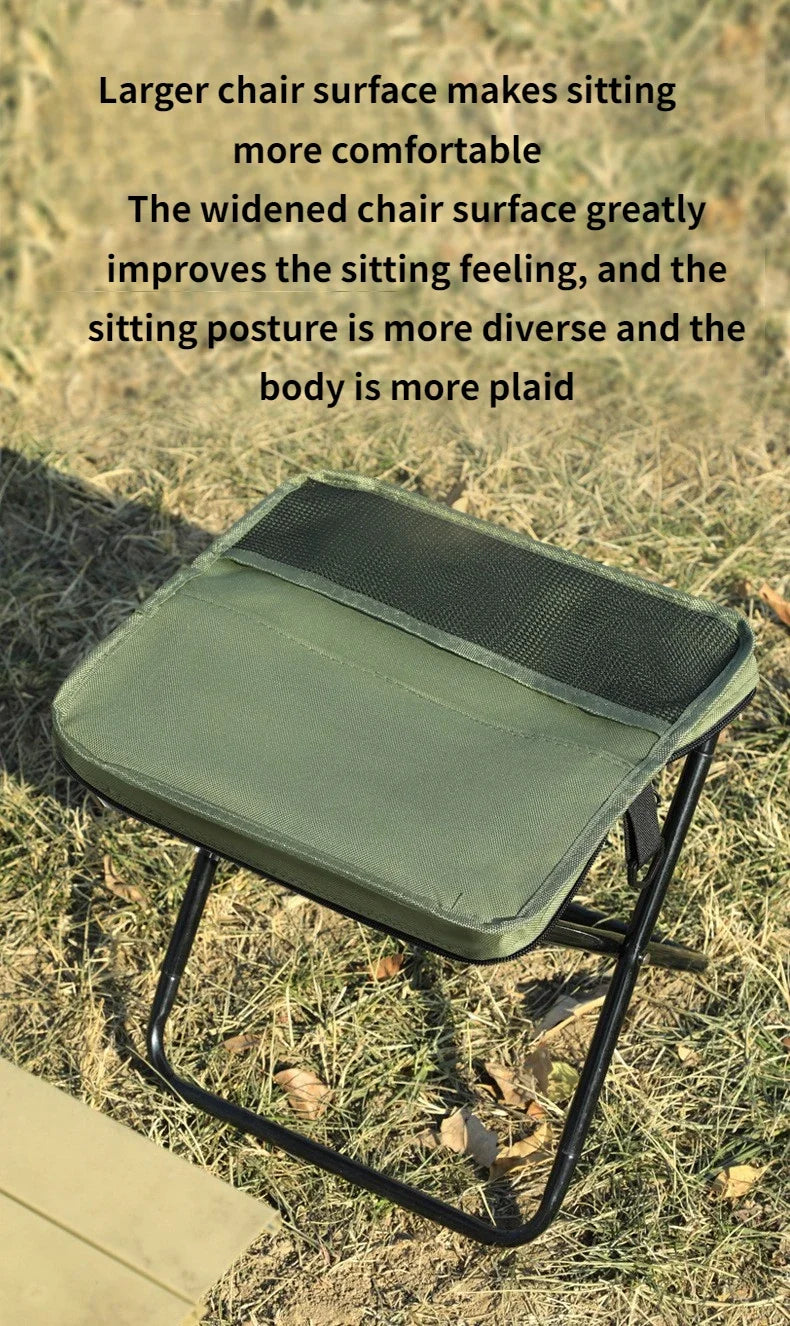 Lightweight Mini Easy Carry Outdoor Chair For Travel For Travel Foldable Backpack Stool Portable Folding Stool With Carry Bag