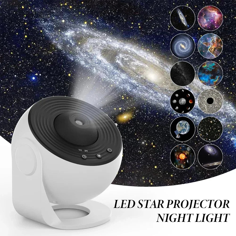 13 in 1 Star Projector, Night Light Galaxy Projector Starry Sky Projector 360° Rotate Planetarium Lamp For Kids Bedroom Deco