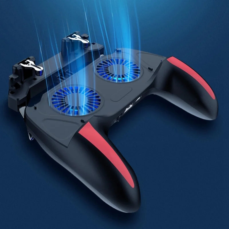 Dual Cooling Fans Mobile Phone Game Controller Gamepad With 5000mAh Battery  /2500mAh Battery