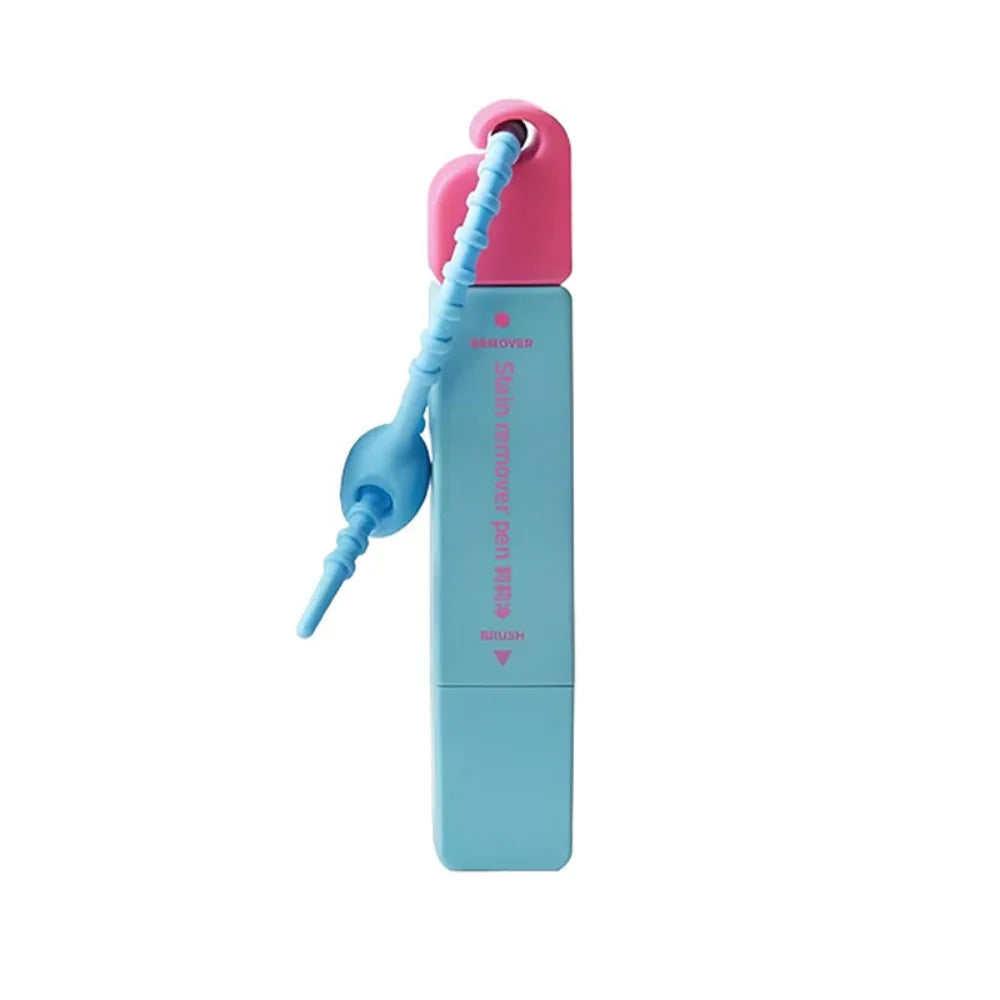 12ml Stain Remover Pen With Brush Head Double Head Oil Remover Stick Instant Portable Grease Removal Pen Household Cleaning