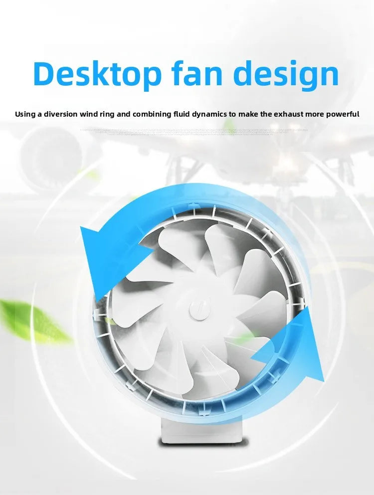 3inch Exhaust Pipe Fan Ventilation Fan Pipe Fan Inline Duct Fan Ventilation Exhaust Blower Fans Quiet For Ducting