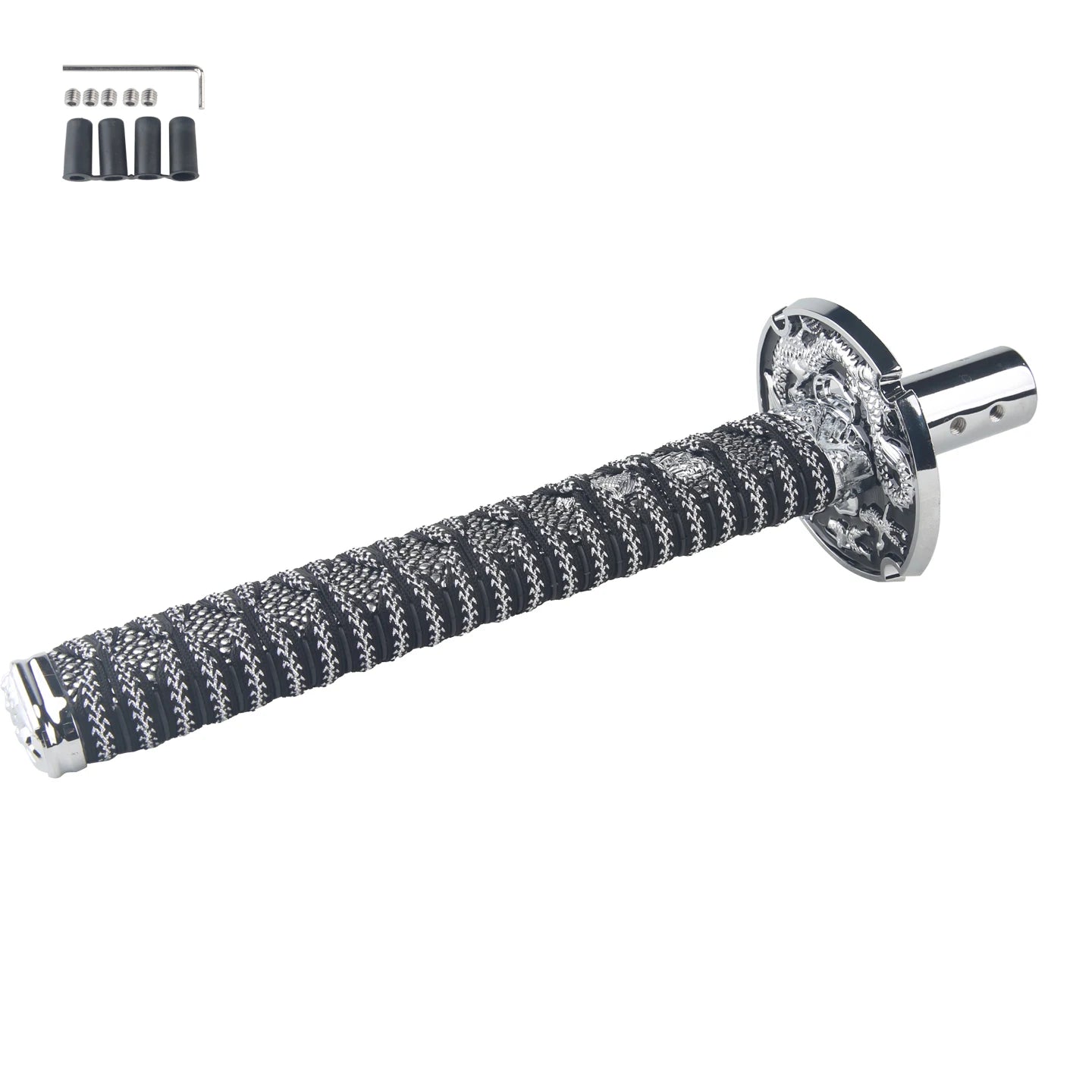 Universal JDM Samurai Sword Shift Knob 150mm / 200mm Samurai knife shift knob with adapter