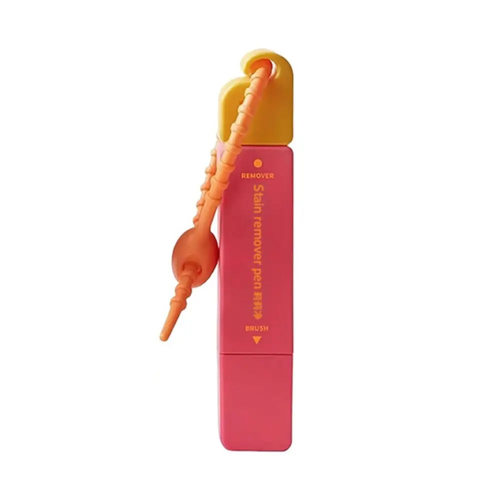12ml Stain Remover Pen With Brush Head Double Head Oil Remover Stick Instant Portable Grease Removal Pen Household Cleaning