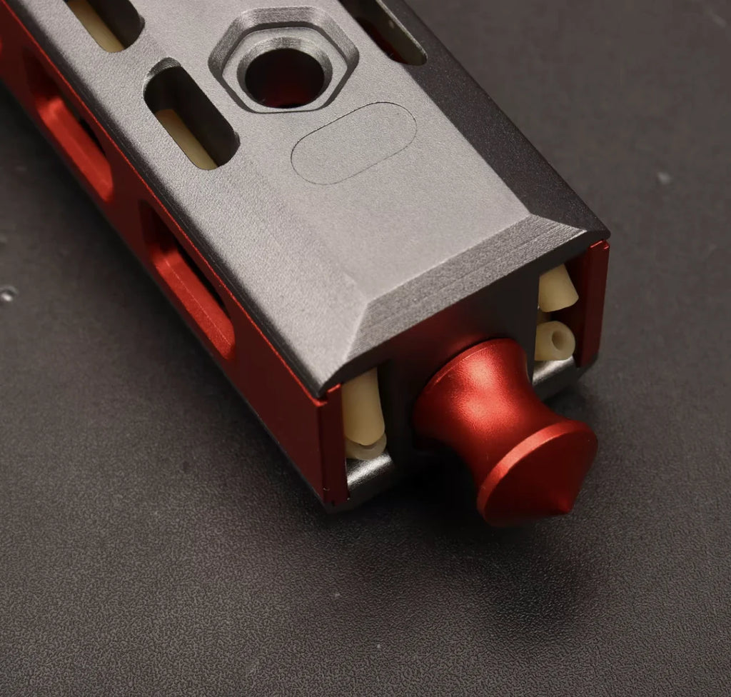 CNC Aviation Aluminum Automatic S lingshot Magazine Rubber Band Combination Tool CNC Pulley Manual Combination Tool