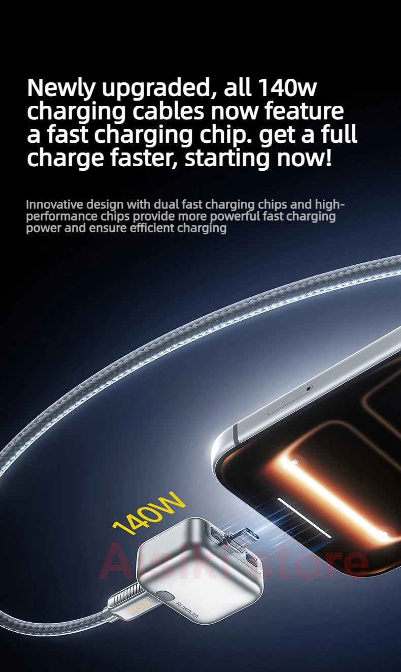 KUWAJIA KH-51 Original 140W Fast Charging Auto Pop-off Disconnector Full Charge Automatic Stop Device for Phone Tablet