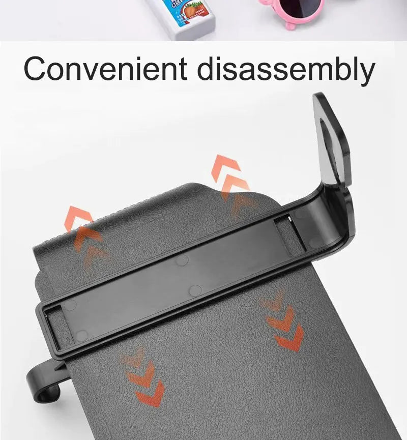 1/2pc Car Back Seat Organizer with 2 Drink Cup Holder-Tissue Box and Storage Box Hook-Multi-functional Storage-Great for Travel