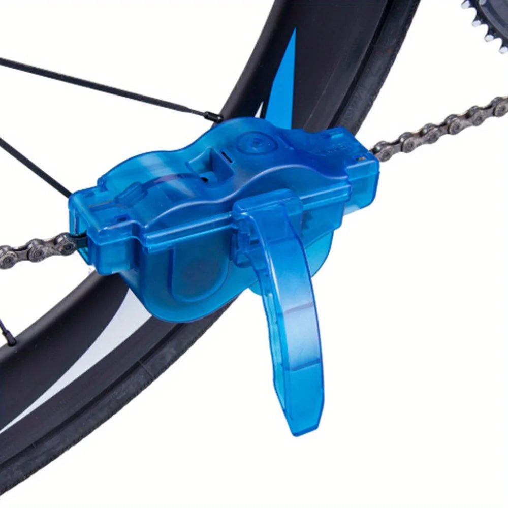 Bicycle Chain Cleaner Scrubber Brushes Mountain Bike Wash Tool Set Cycling