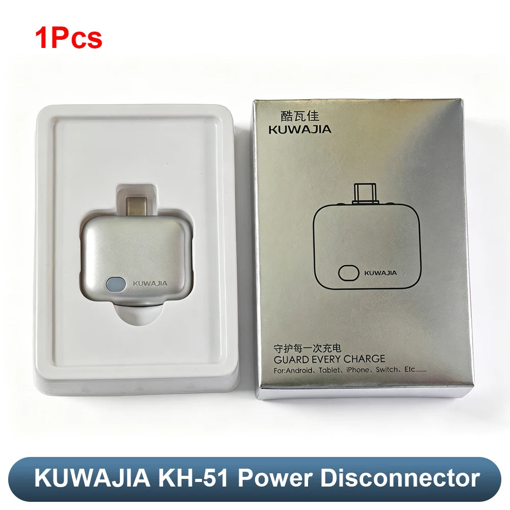 KUWAJIA KH-51 Original 140W Fast Charging Auto Pop-off Disconnector Full Charge Automatic Stop Device for Phone Tablet