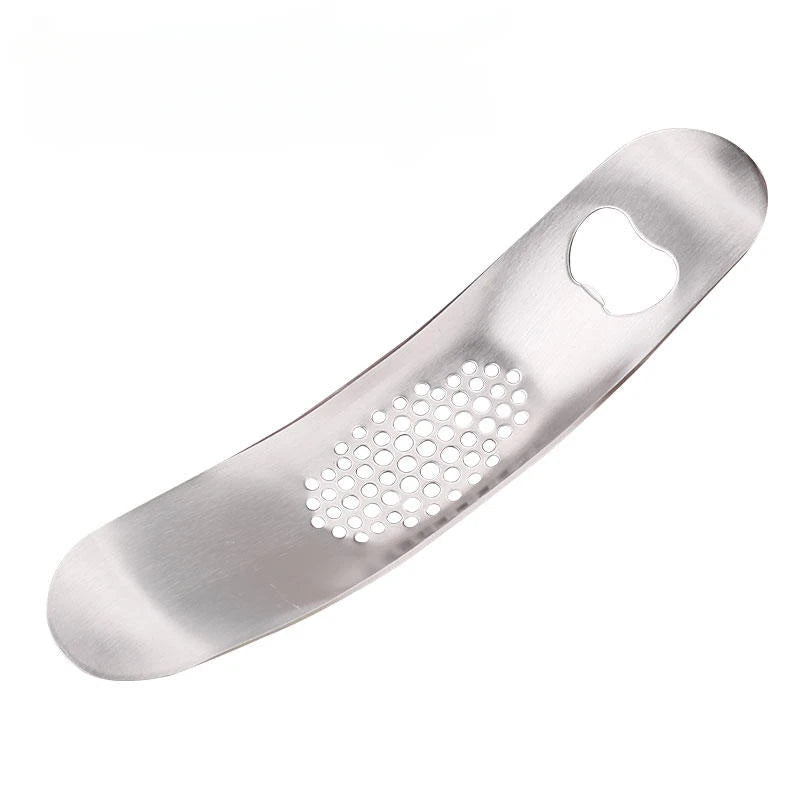 PLYS 304 stainless steel garlic masher, household manual garlic masher, kitchen specific garlic chopping and mashing tool