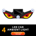 Solar DEMON EYE Ambient Light Dynamic Breathing Neon Light Car Decoration Rear Windshield Atmosphere Lights Car Accessories