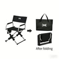Outdoor Foldable Director Chair Aluminum Alloy Lightweight Camping Chair Portable Beach Fishing Hiking Picnic Seat Travel Furnit