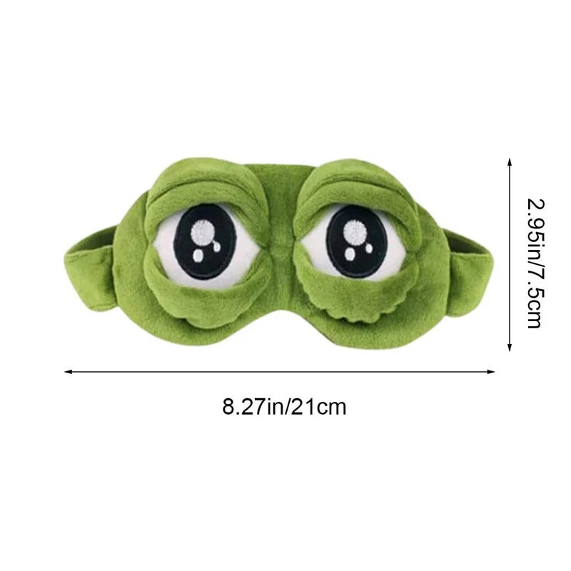 Plush Cartoon Sleep Eye Mask Full Light Blocking Eye Cover Kawaii Home Travel Relax Blindfold